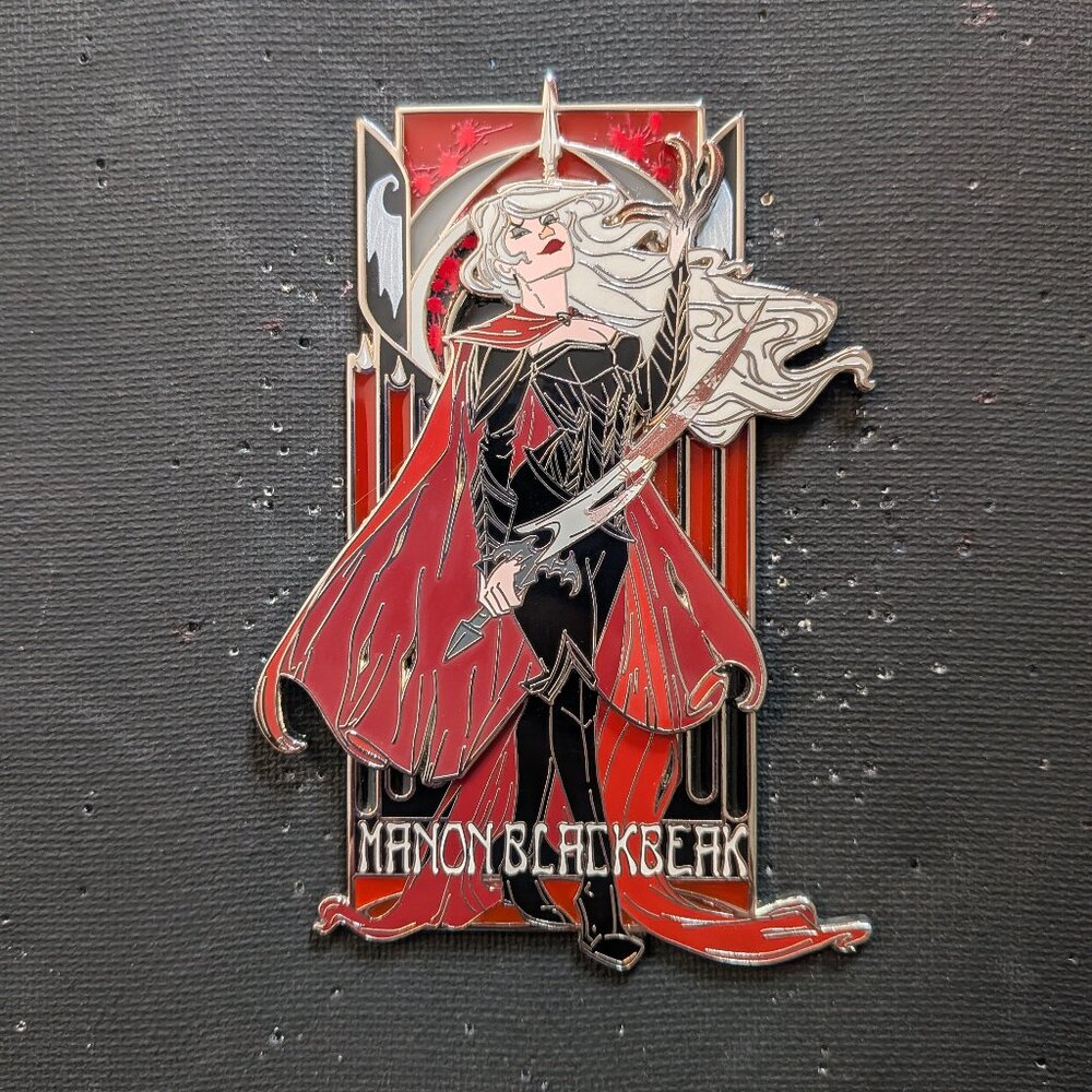 Manon Blackbeak fantasy pin